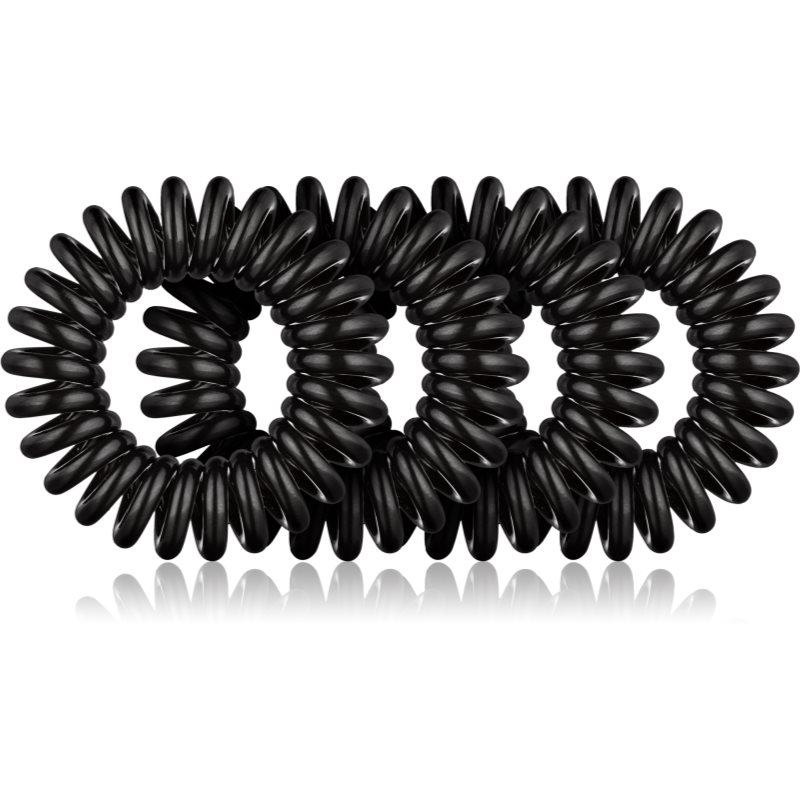 BrushArt Hair Hair Rings гумки для волосся Black 4 кс