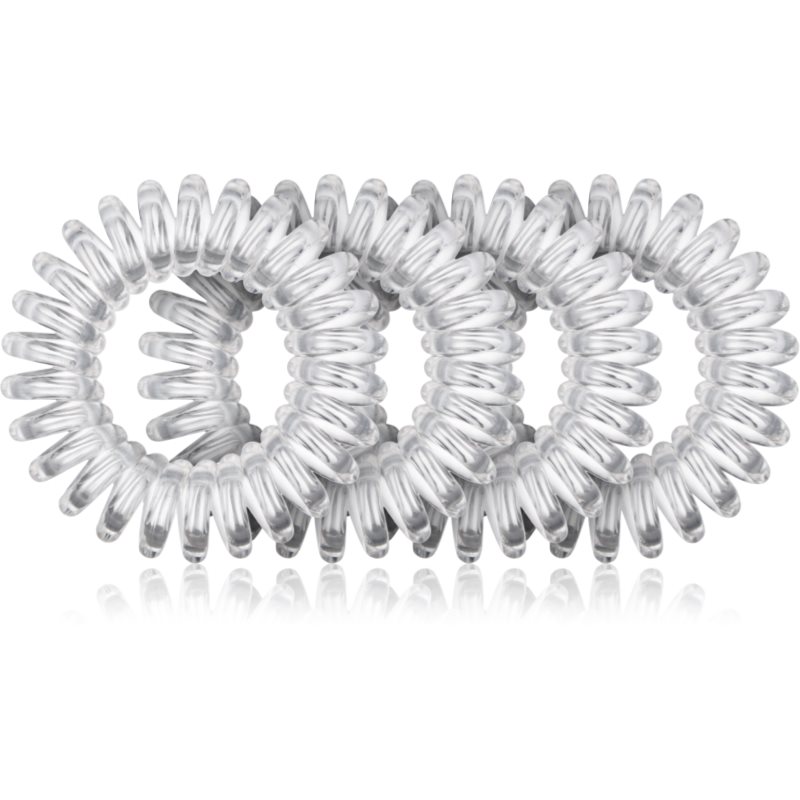 

BrushArt Hair Hair Rings гумки для волосся 4 шт Clear