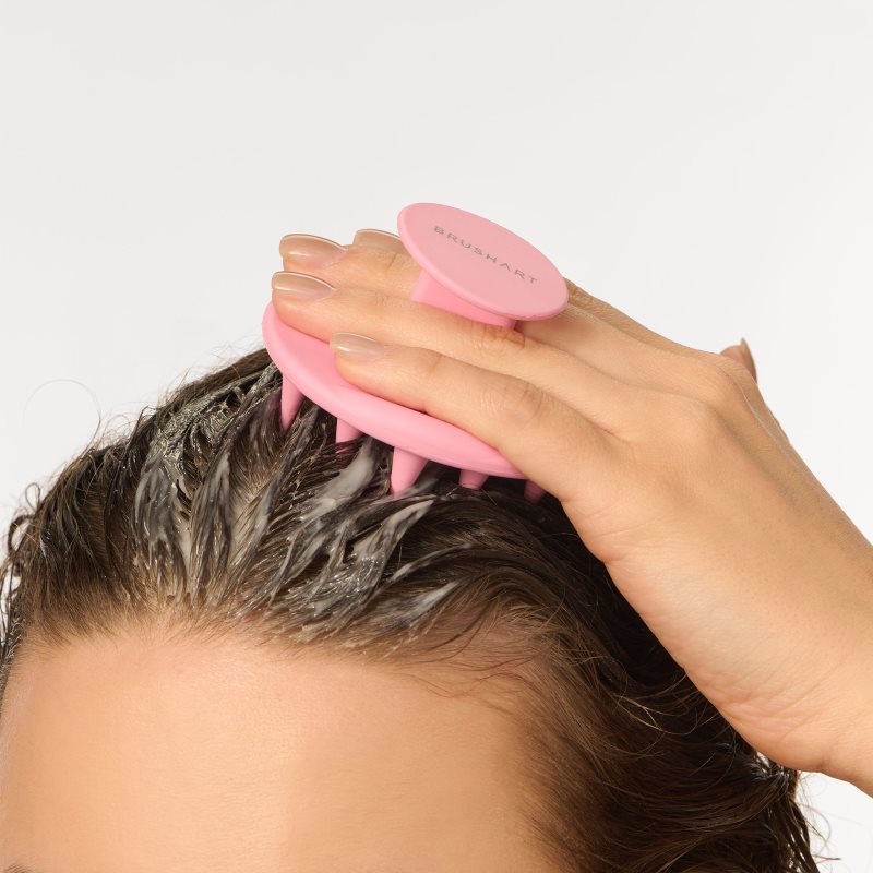 BrushArt Home Salon Scalp scrub brush massage tool for hair 1 pc