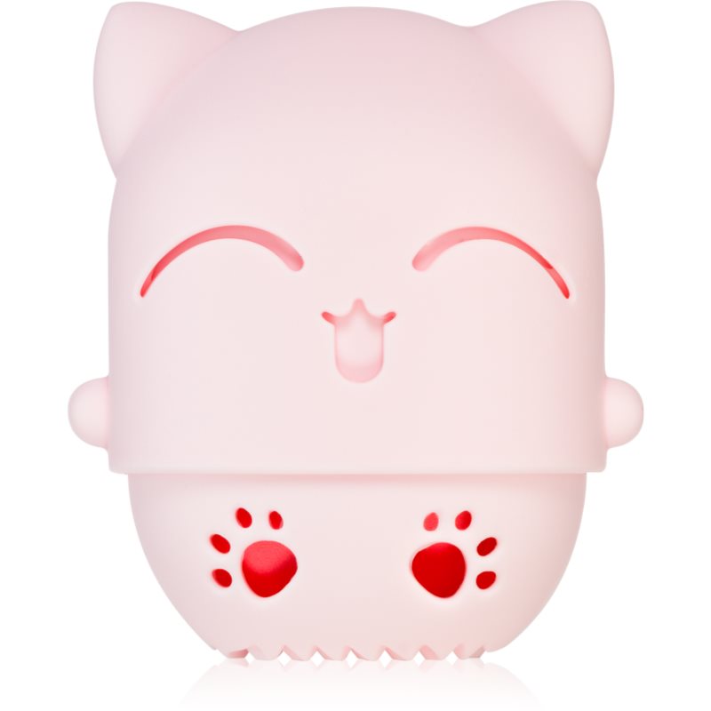 BrushArt Accessories Cutie Cat travel case with make-up sponge sponge for makeup application with travel case