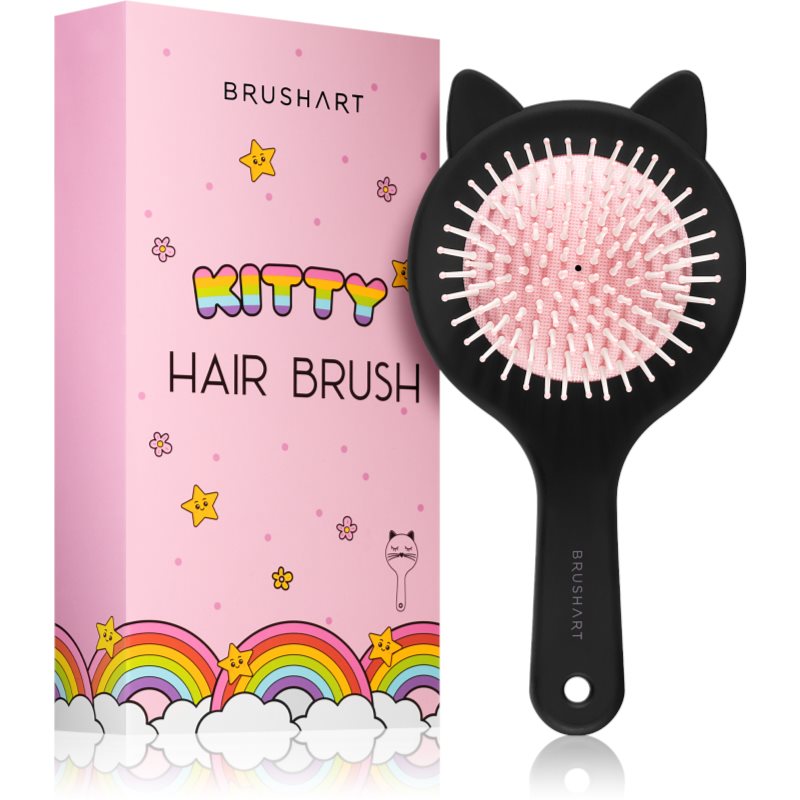 BrushArt KIDS Kitty hair brush Щітка для волосся для дітей Kitty