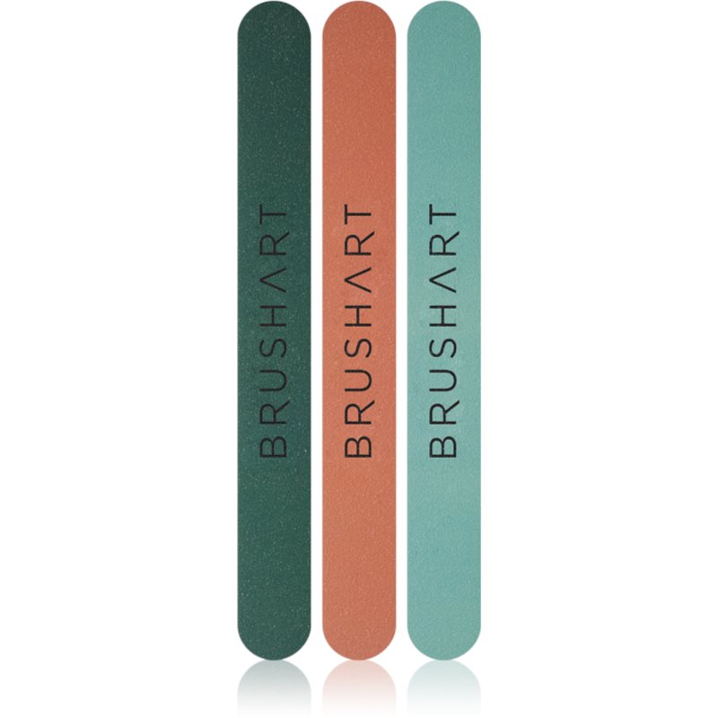 BrushArt Accessories Nail File Set набір пилочок відтінок Mix 3 кс