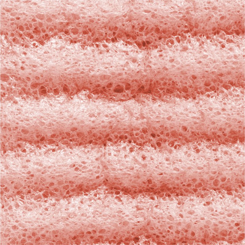 BrushArt Home Salon Konjac Sponge Gentle Exfoliating Sponge For The Body Pink Clay