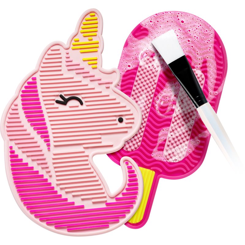 BrushArt Accessories Brush Cleaning Pad килимок для очищення косметичних пензликів Unicorn