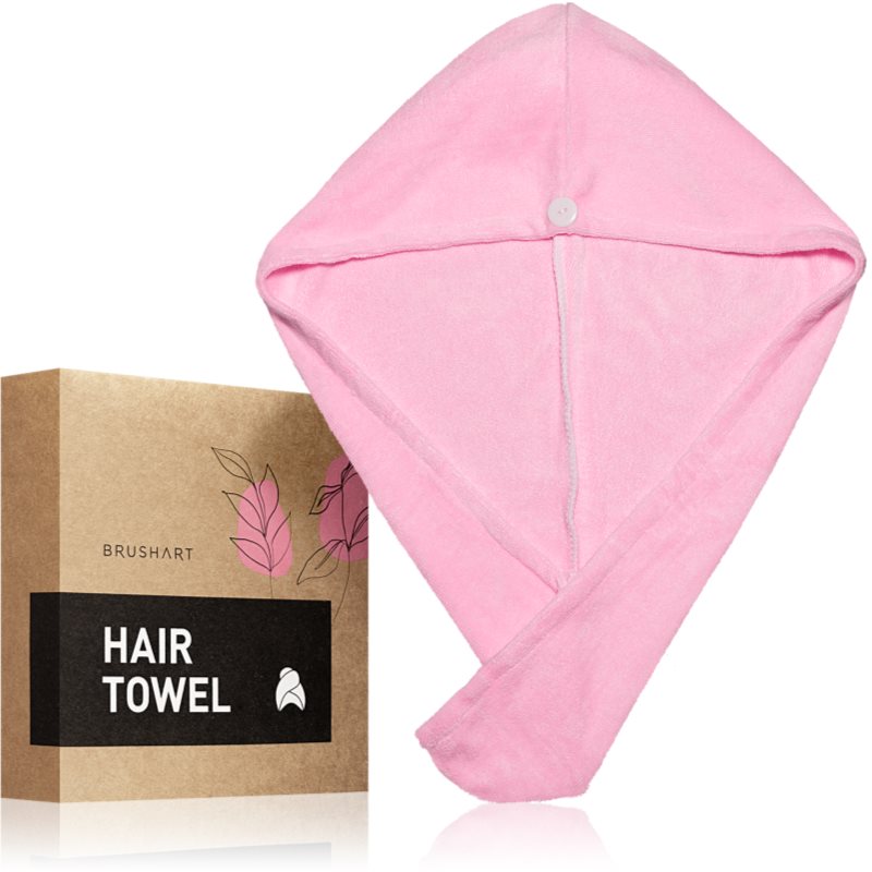 BrushArt Home Salon Hair towel brisača za lase Pink