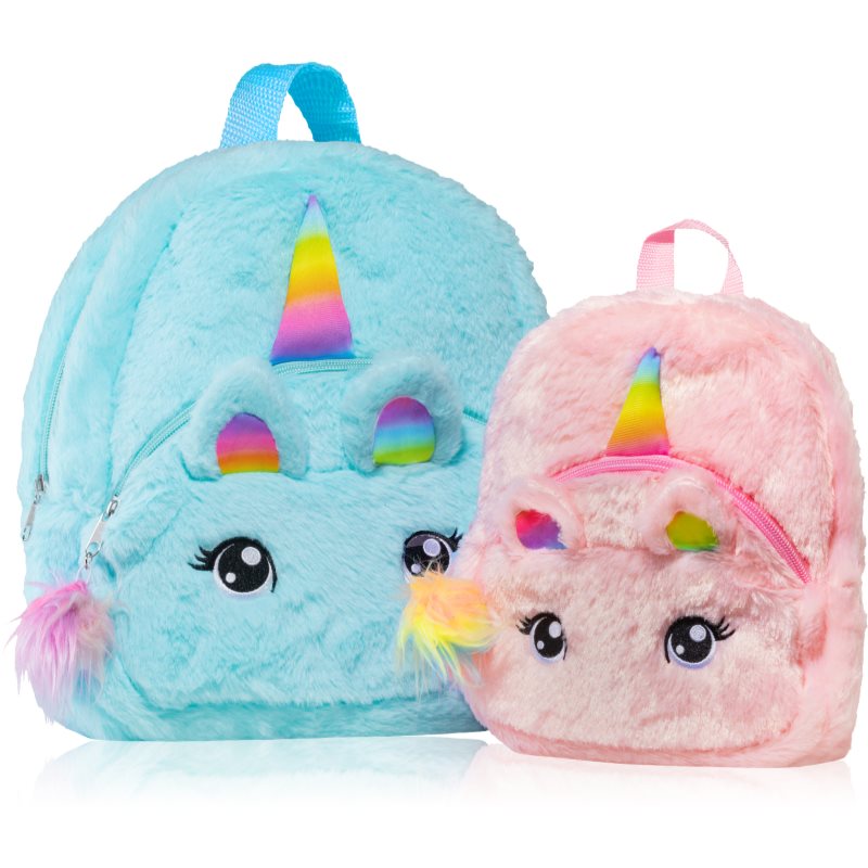 BrushArt KIDS Fluffy Unicorn Backpack Large дитячий рюкзак Blue (29 X 33 Cm)