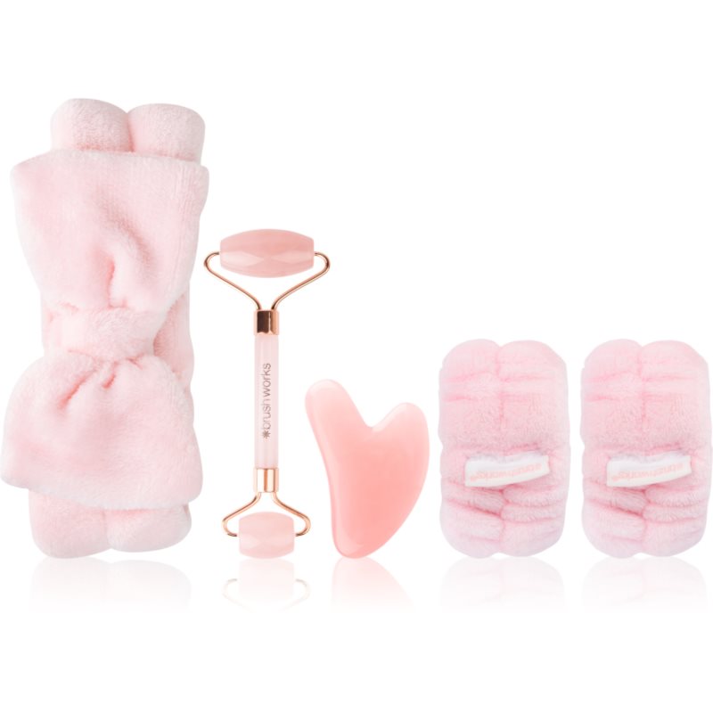 Brushworks Pamper & Glow Set dárková sada na obličej