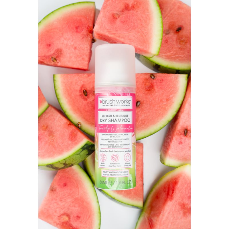 Brushworks Refresh & Revitalise Watermelon Dry Shampoo Trockenshampoo 50 ml (Bild 4)