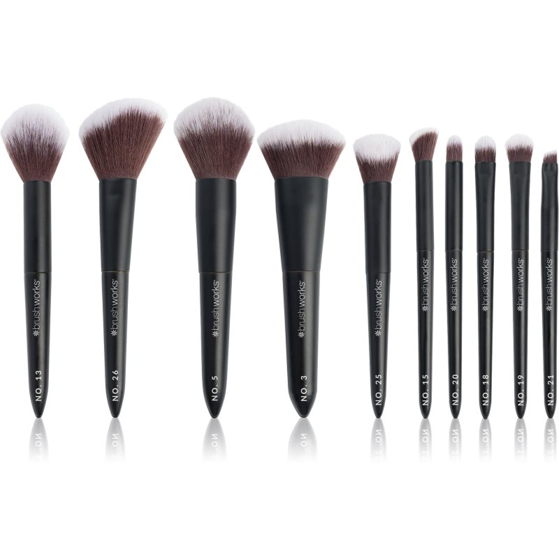 Brushworks Ultimate Mini Travel Brush Set Pinselset für die Reise