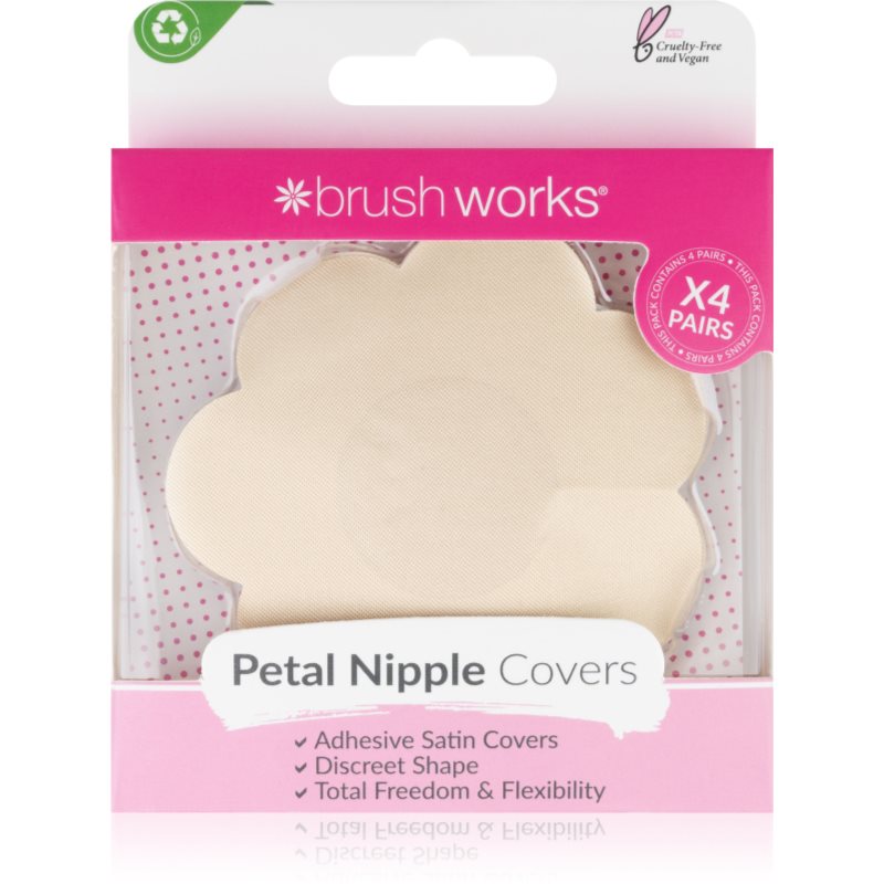 Brushworks Satin Nipple Covers nálepky na bradavky