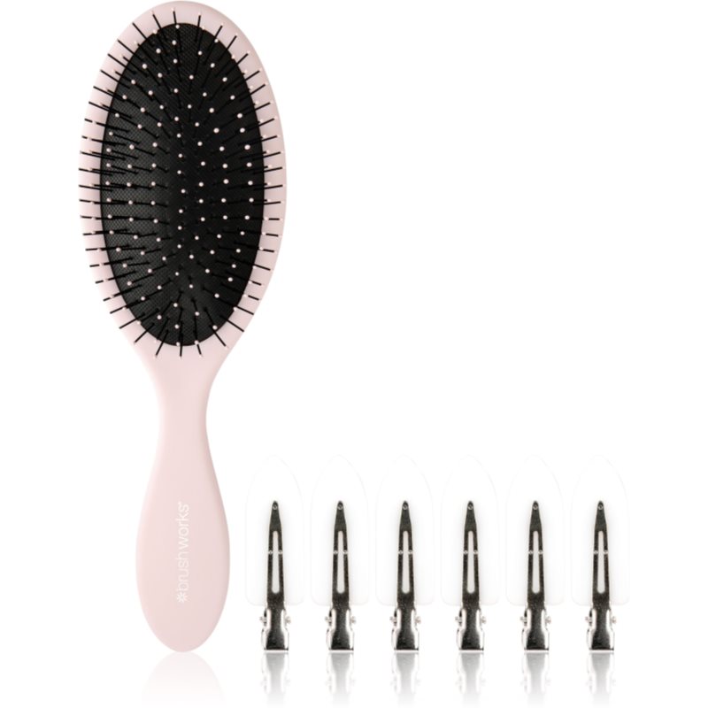 Brushworks Luxury Pink Hair Styling Set set (for hair)
