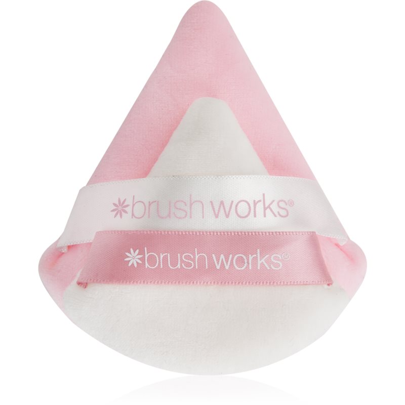 Brushworks Triangular Powder Puff Duo puffni