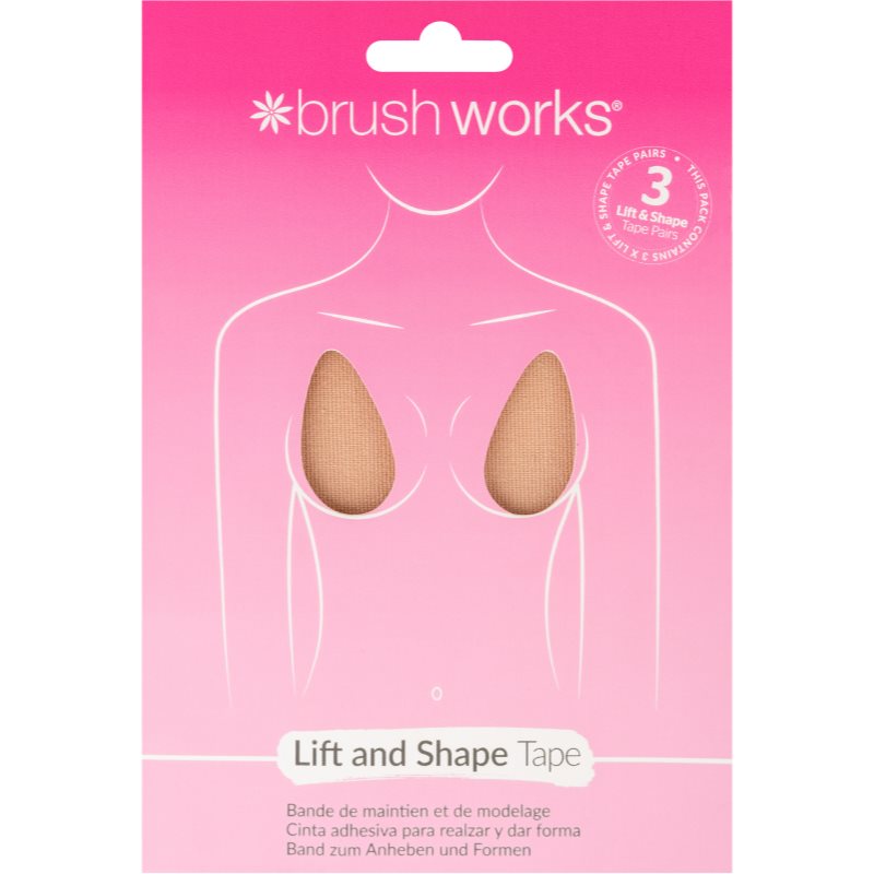 Brushworks Assorted Complexion Breast Tape 3 Pc
