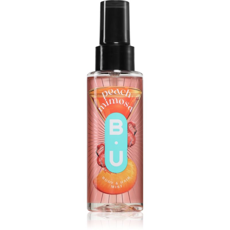 B.U. Peach Mimosa tělový sprej pro ženy 100 ml