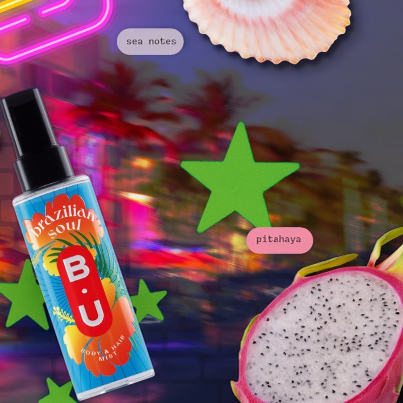 B.U. Brazilian Soul tělový sprej pro ženy 200 ml (obrázek 5)