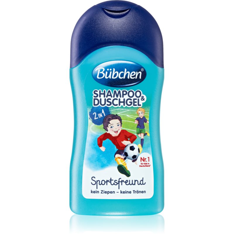 Bübchen Kids Shampoo & Shower II šampūnas ir dušo želė „du viename“ kelioninė pakuotė Sport´n Fun 50 ml