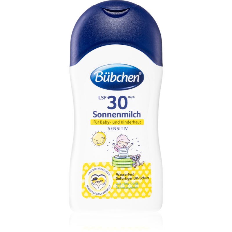 

Bübchen Sensitive SPF 30 молочко для засмаги для дітей SPF 30