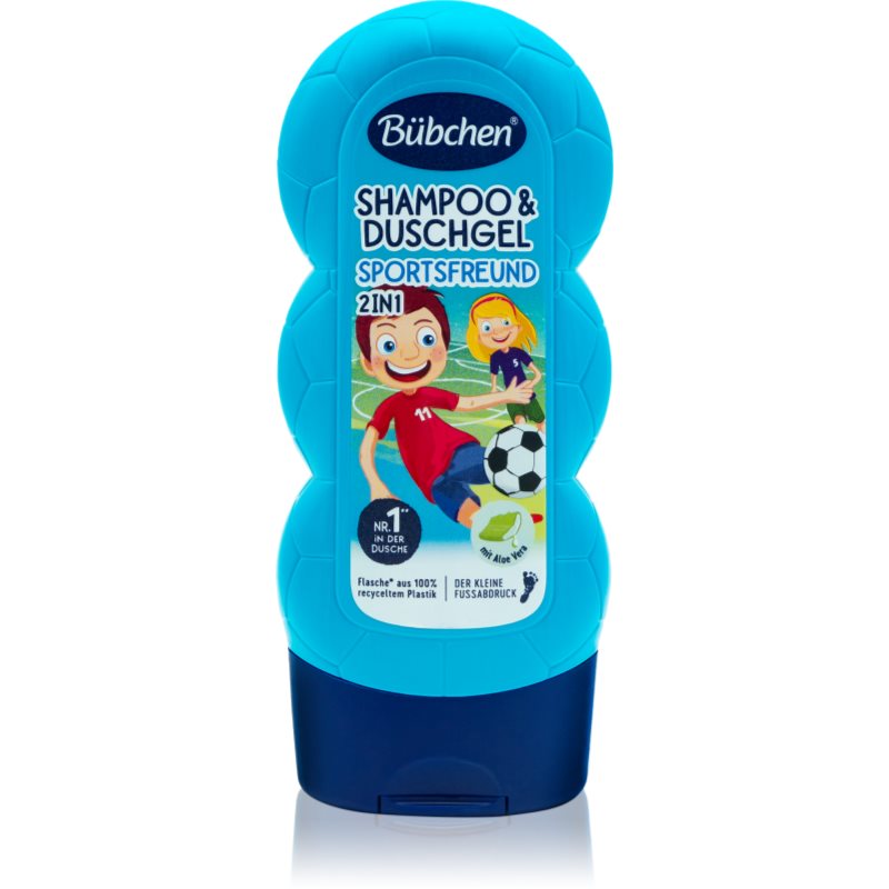 Bübchen Bübchen Kids Sport´n Fun σαμπουάν και αφρόλουτρο 2 σε 1 230 ml