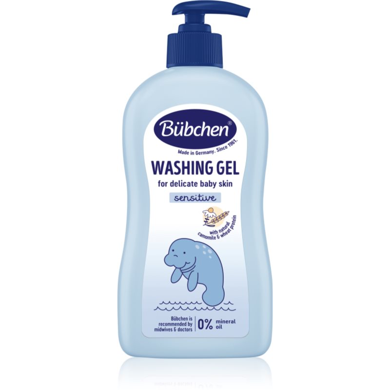 Bübchen Wash tisztító gél kamilla és zab kivonattal 400 ml akciós termékkép 1