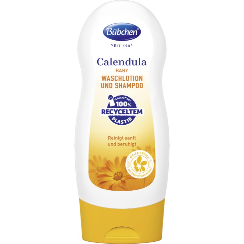 Bübchen Calendula Washing Gel & Shampoo dětský mycí gel a šampon 2 v 1 230 ml