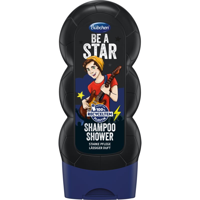 Bübchen Kids Shampoo & Shower šampūnas ir dušo želė „du viename“ Be a Star 230 ml