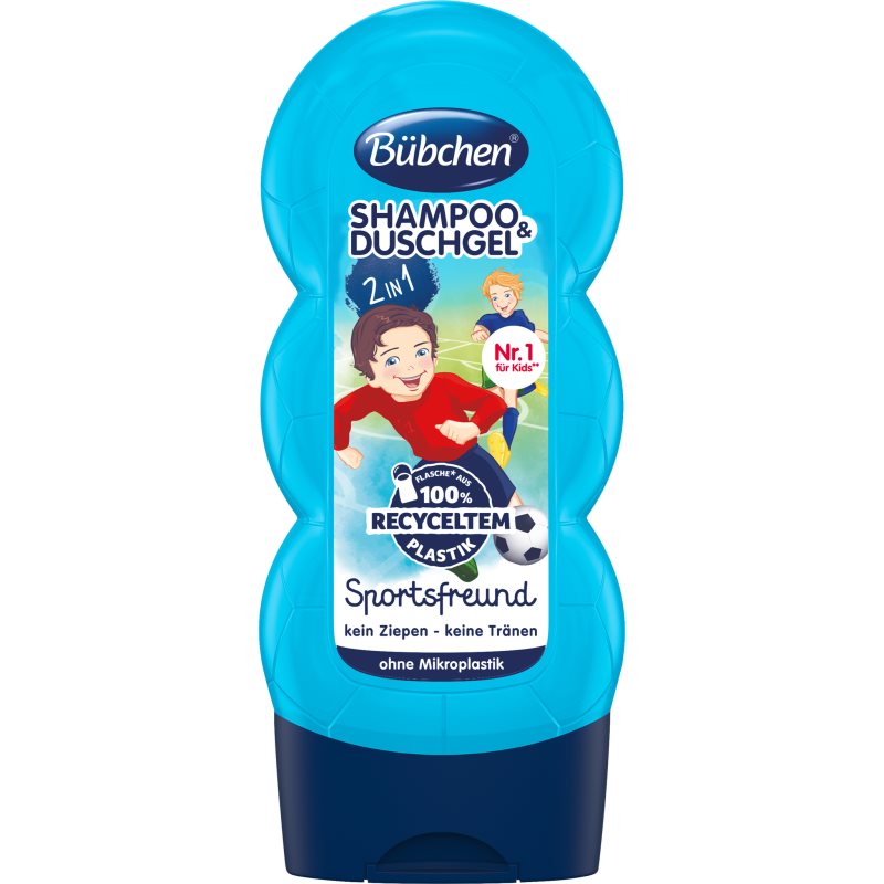 Bübchen Kids Shampoo & Shower šampon a sprchový gel 2 v 1 Sport´n Fun 230 ml