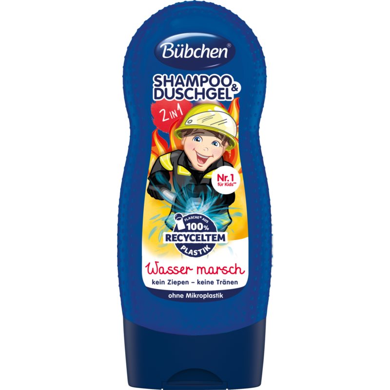 Bübchen Kids Shampoo & Shower šampūnas ir dušo želė „du viename“ Fireman 230 ml