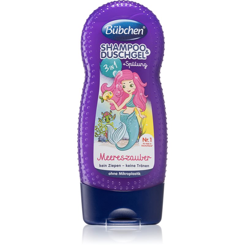 

Bübchen Kids Shampoo & Shower Gel & Conditioner 3 в 1 шампунь, кондиціонер та гель для душу