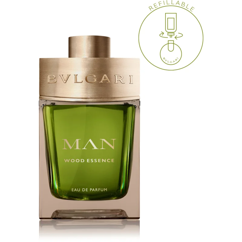 Flacon Bvlgari Man Wood Essence Eau de Parfum rechargeable for men