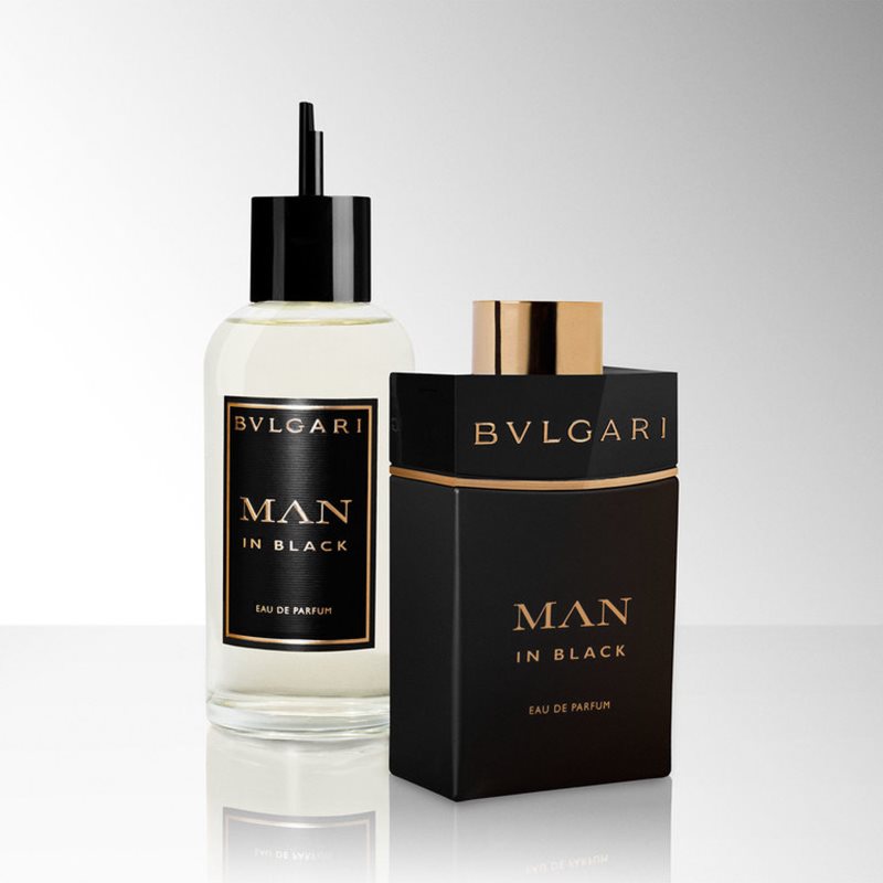 BVLGARI Bvlgari Man In Black parfumovaná voda náhradná náplň pre mužov 200 ml.