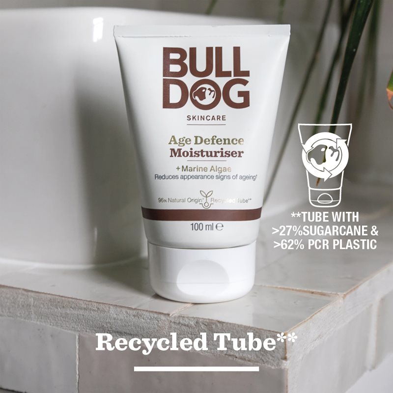 Bulldog Age Defence Moisturizer Crème Anti-rides Pour Un Effet Naturel 100 Ml