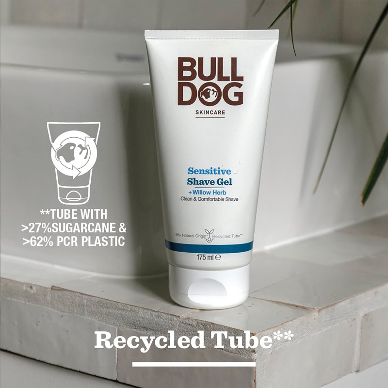 Bulldog Sensitive Shave Gel Gel De Rasage Pour Homme 175 Ml