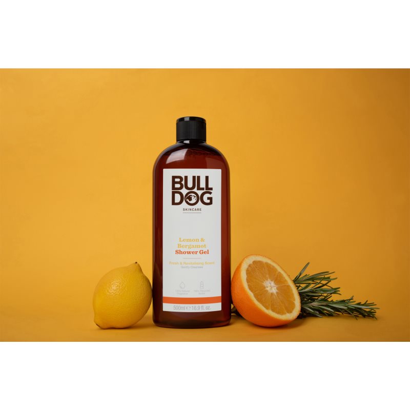 Bulldog Lemon & Bergamot Shower Gel Shower Gel For Men 500 Ml