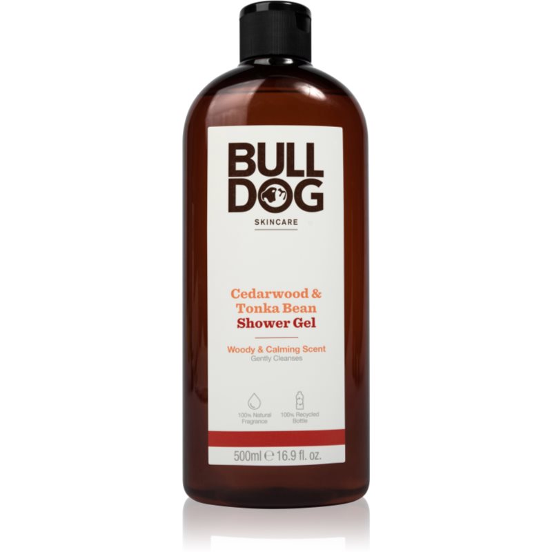 Bulldog Cedarwood And Tonka Bean Shower Gel For Men 500 Ml