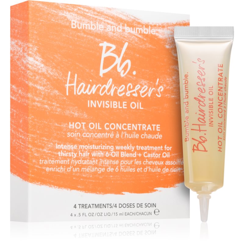 Bumble And Bumble Hairdresser's Invisible Oil Hot Oil Concentrate відновлююча олійка для волосся 4x15 мл