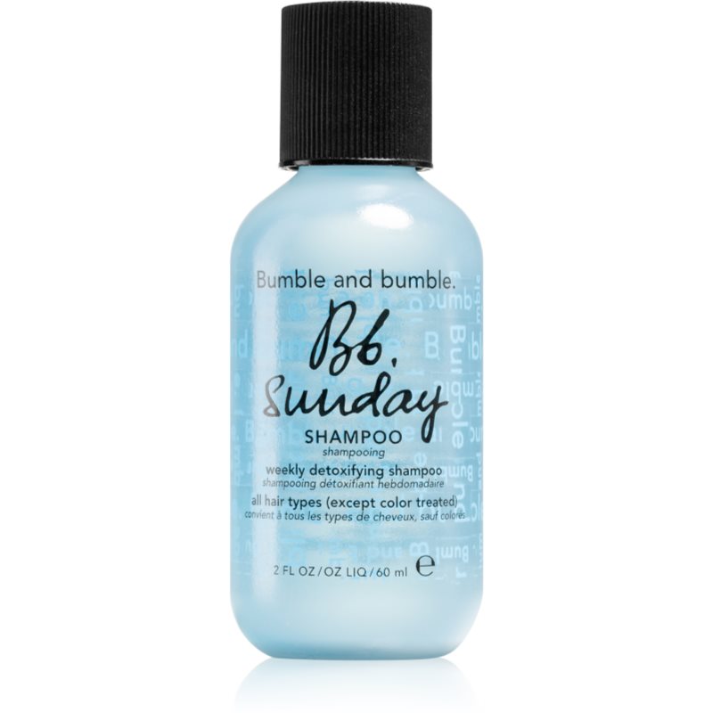 Bumble and bumble Bb. Sunday Shampoo șampon detoxifiant pentru curățare 60 ml
