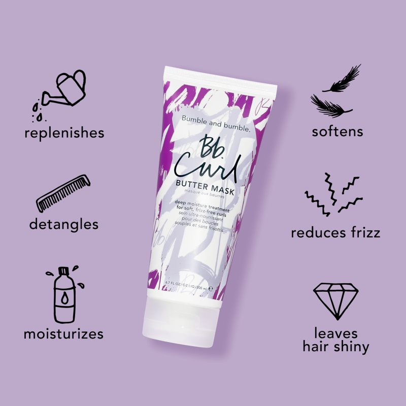 Bumble and bumble Bb. Curl Butter Masque hloubkově hydratační maska pro vlnité a kudrnaté vlasy 200 ml (obrázek 4)