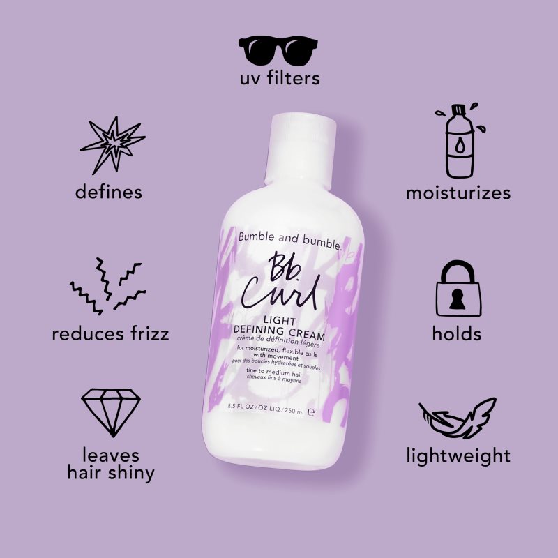 Bumble and bumble Bb. Curl Light Defining Cream stylingový krém pro definici vln lehké zpevnění 250 ml (obrázek 4)