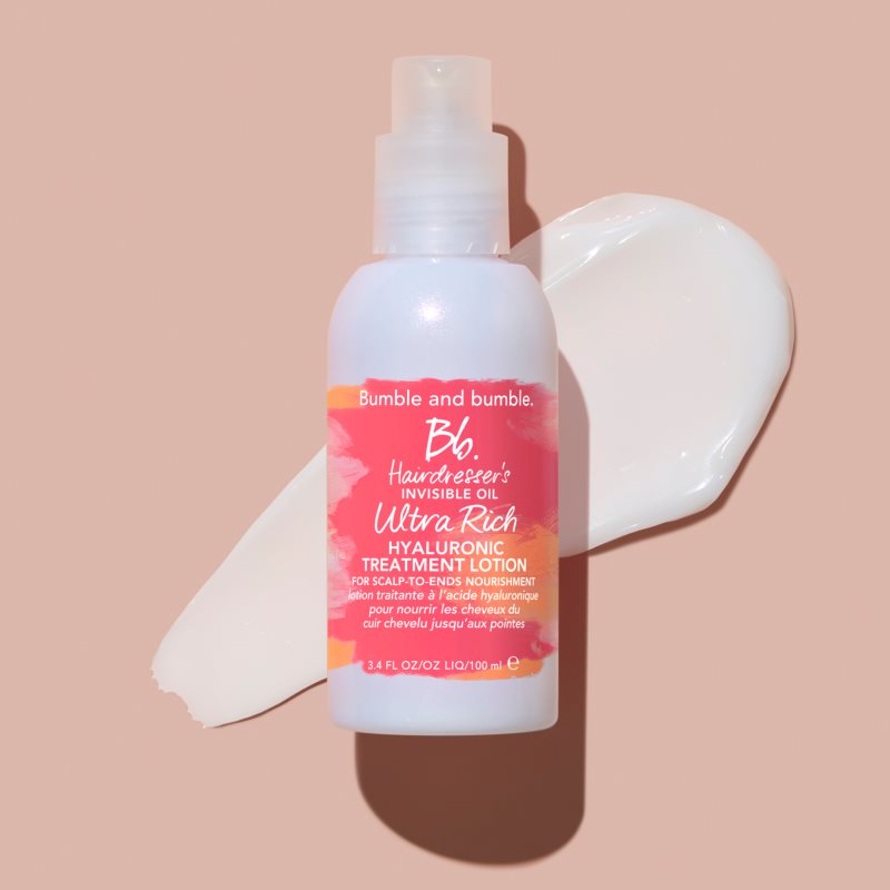 Bumble And Bumble Hairdresser's Invisible Oil Ultra Rich Hyaluronic Treatment Lotion Leave-in Moisturising Treatment With Hyaluronic Acid 100 Ml