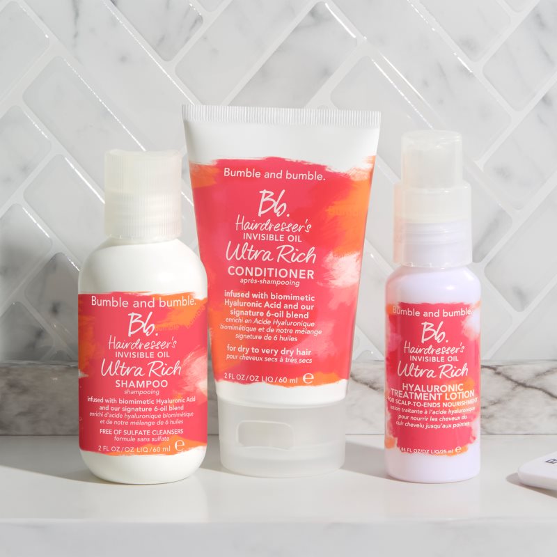 Bumble And Bumble Hairdresser's Invisible Oil Ultra Rich Hyaluronic Treatment Lotion Leave-in Moisturising Treatment With Hyaluronic Acid 100 Ml