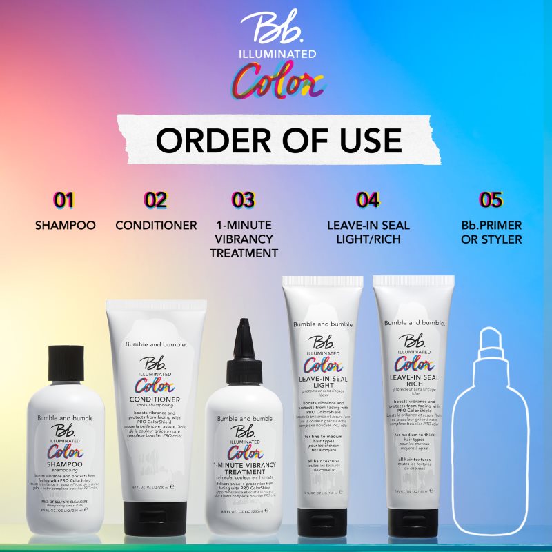 Bumble and bumble Bb. Illuminated Color Leave-In Seal Rich bezoplachová péče pro barvené vlasy 150 ml (obrázek 8)