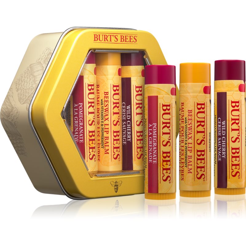 Burt’s Bees Burt's Trio Tin dárková sada na rty pro ženy III.