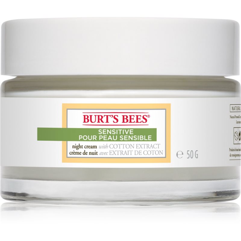 Burt’s Bees Sensitive зволожуючий нічний крем для чутливої шкіри 50 гр