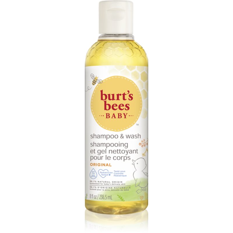 Burt’s Bees Burt’s Bees Baby Bee σαμπουάν και τζελ πλυσίματος 2 σε 1 για καθημερινή χρήση 236.5 ml