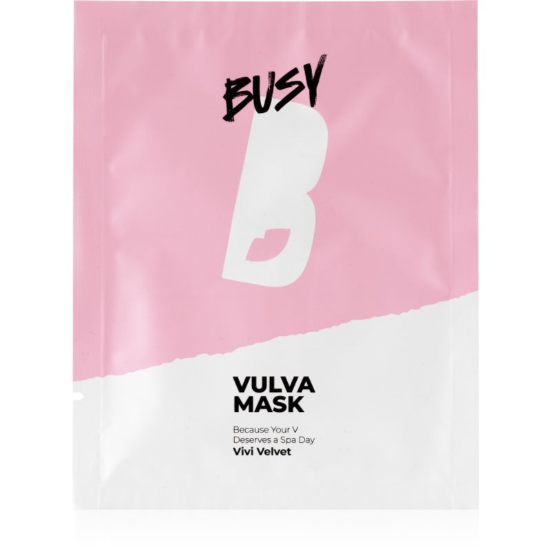 BusyB Vivi Velvet Vulva Mask maska na intimní partie 1 ks