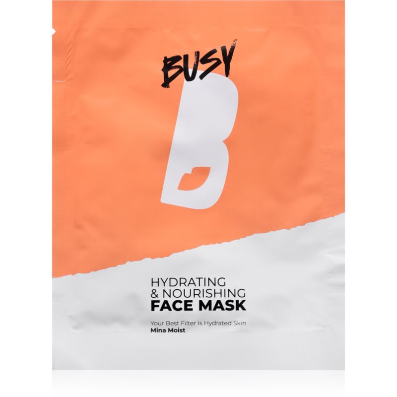 BusyB Hydrating & Nourishing Face Mask Mitrinoša un barojoša maska sejai 1 gab.