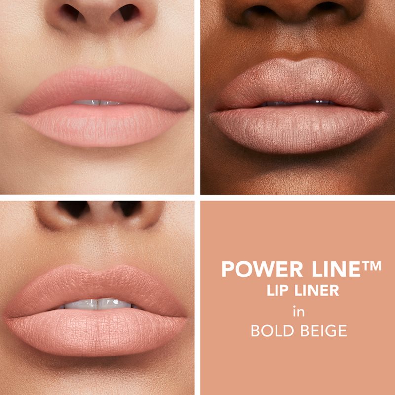 Buxom POWER LINE™ PLUMPING LIP LINER Crayon à Lèvres Texture Crémeuse Effet Repulpant Teinte Bold Beige 0,3 G