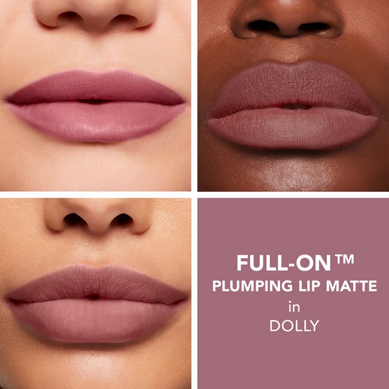 Buxom FULL-ON™ PLUMPING LIP MATTE легка рідка матова помада відтінок Dolly 4,2 мл