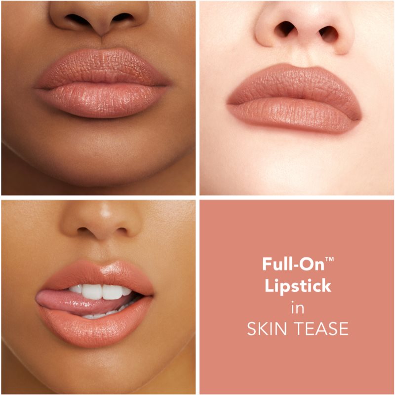 Buxom FULL-ON™ SATIN LIPSTICK Creamy Lipstick With Magnifying Effect Shade Skin Tease 2,5 Ml