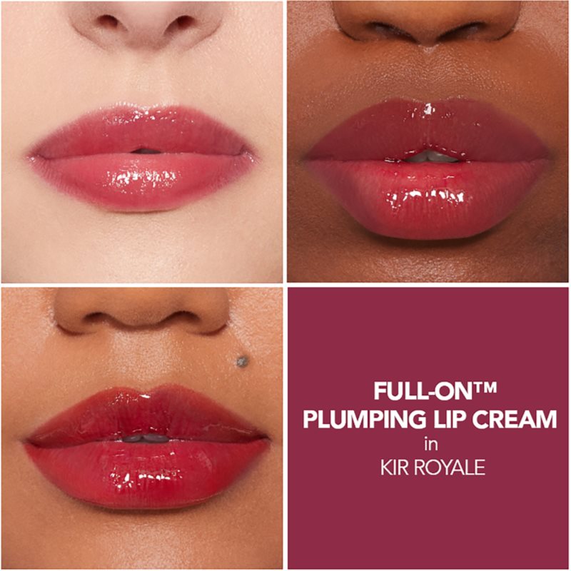 Buxom FULL-ON PLUMPING LIP CREAM GLOSS creamy lip gloss with magnifying effect shade Kir Royale 4,2 g